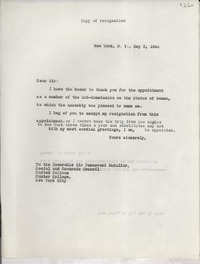 [Carta] 1946 May 2, New York, [EE.UU.] [a] Ramasvami Mudaliar, New York City, [EE.UU.]