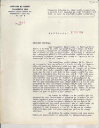 [Carta] 1954 sept. 11, Santiago, [Chile] [a] Gabriela Mistral, [Santiago], [Chile]