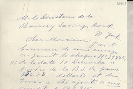 [Carta] 1932 dec. 10, Marsella, [Francia] [a] Lucila Godoy, Santurce, Puerto Rico