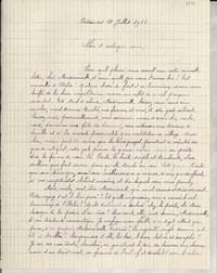 [Carta] 1932 juil 21, Bedarrides, [Francia] [a] Gabriela Mistral
