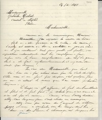 [Carta] 1932 oct 24, Bedarrides, [Francia] [a] Gabriela Mistral, Nápoles, Italia