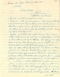 [Carta] 1945 nov. 30, Las Condes, [Chile] [a] Lucila Godoy, Río de Janeiro, Brasil