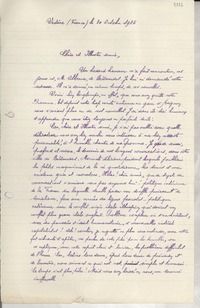 [Carta] 1935 oct. 30, Vedéne, France [a] [Gabriela Mistral]