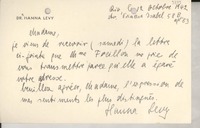 [Carta] 1942 oct 12, Río de Janeiro, [Brasil] [a] Gabriela Mistral