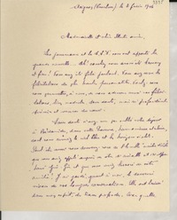 [Carta] 1946 févr. 3, Avignon, [Francia] [a] [Gabriela Mistral]