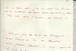 [Carta] [1946] [mars?], Neuilly-sur-seine, [Paris], [Francia] [a] [Gabriela Mistral]