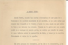 A Amado Nervo