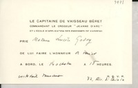 [Tarjeta] 1952 oct. 14, Italia [a] Lucila Godoy