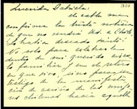 [Tarjeta] 1946 abr. 1, Santiago, [Chile] [a] Gabriela [Mistral]