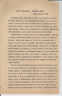 Algunos semblantes : Alfonsina Storni