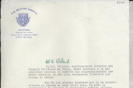 [Carta] 1945 nov. 17, Santiago, [Chile] [a] Gabriela Mistral, Río de Janeiro, Brasil