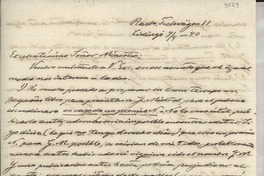 [Carta] 1940, abr. 9, Lidingo, [Suecia] [a] Señor Ministro