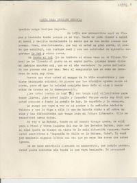 Carta para Enrique Segovia