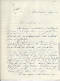 [Carta] 1947 janv. 19, Stockholm, [Sweden] [a] [Gabriela Mistral]