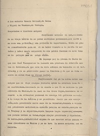A los señores Romain Rolland, en Suiza y Miguel de Unamuno, en Hendaya