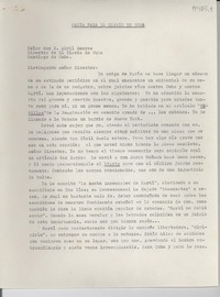 Carta para el diario de Cuba