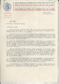 [Carta] [1948], [Bucarest], [Rumania] [a] Gabiela [i.e. Gabriela] Mistral