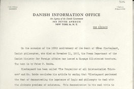 [Carta] 1955, New York, [Estados Unidos] [a] Gabriela Mistral