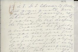 [Carta] [1952], Nápoles, [Italia] [a] Emilio Edwards Bello