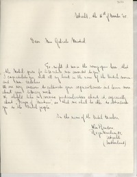 [Carta] 1945 Nov. 16, Utrecht, [Holanda] [a] Gabriela Mistral