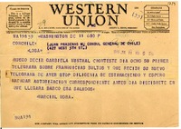 [Telegrama] 1946 jul. 2, Washington D.C., [EE.UU.] [a] Juan Pradenas M., [Los Angeles], [EE.UU.]