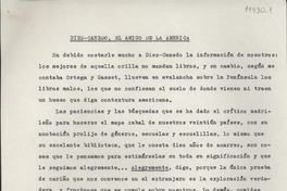 Diez-Canedo, el amigo de la América