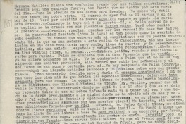 [Carta] 1951 [a] Matilde Ladrón de Guevara