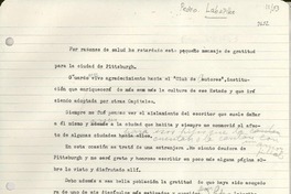 [Carta] 1953 nov. [a] Pedro Juan Labarthe