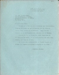 [Carta] 1946 sept. 17, Monrovia, California [a] Alfonso Grez, New York