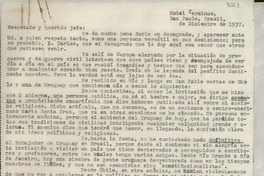 [Carta] 1937 dic., Sao Paulo, Brasil [a] Carlos Errázuriz Ovalle