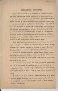 Fiesta perdida : Charles Peguy