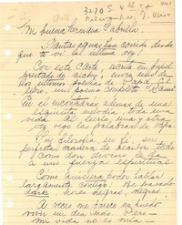 [Carta] [1947?] ago., Milwaukee, [Wisconsin], [EE.UU.] [a] Gabriela [Mistral]