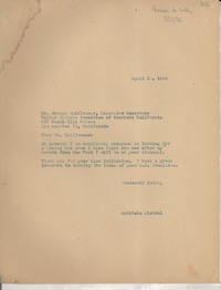 [Carta] 1946 Apr. 17 [a] George Spillenaar, Los Angeles, California, [EE.UU.]