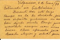 [Tarjeta] 1948 feb. 5, [La Serena], [Chile] [a] Lucila [Godoy Alcayaga]