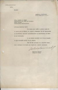 [Carta] 1947 abr. 22, Monrovia, California, [EE.UU.] [a] Annetta I. Clark, Northampton, Massachusetts, [EE.UU.]