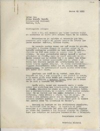 [Carta] 1955 mar. 25 [a] Jaime García Terrés, México D.F., [México]
