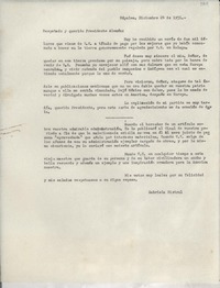 [Carta] 1951 dic. 24, Nápoles, [Italia] [al] Presidente Alemán, [México?]