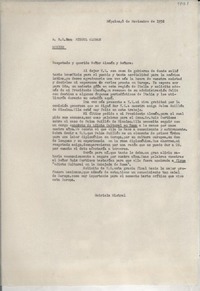 [Carta] 1952 nov. 8, Nápoles, [Italia] [a] Miguel Alemán, México