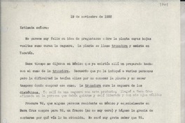 [Carta] 1953 nov. 19, Roslyn Harbor, Long Island, New York [a] Argénida Tasara, San José, Costa Rica