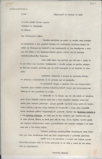 [Carta] 1952 oct. 25, Nápoles, [Italia] [a] Andrés Rivero Agüero, La Habana