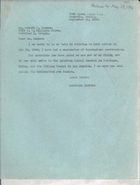 [Carta] 1946 Sept. 11, Monrovia, California, [Estados Unidos] [a] Robert F. Budrow, Portland, Oregon