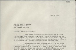 [Carta] 1954 Apr. 2, Roslyn Harbor, Long Island, New York, [EE.UU.] [a] Grayson Kirk, New York, [EE.UU.]