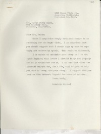 [Carta] 1946 Sept. 18, Monrovia, California, [Estados Unidos] [a] David Perry Smith, Pasadena, California