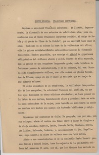 Gente nuestra : Francisco Contreras