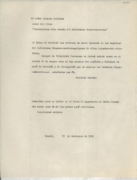 [Carta] 1952 nov. 15, Napoli, [Italia] [a] Erminio Polidori