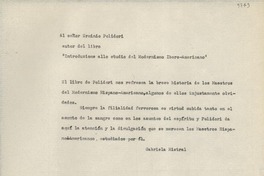 [Carta] 1952 nov. 15, Napoli, [Italia] [a] Erminio Polidori