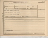 [Telegrama] 1945 nov. 20, [Brasil] [a] Pedro León Loyola, Santiago, Chile