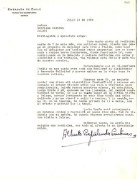 [Carta] 1949 jul. 14, [México] [a] Gabriela Mistral, Jalapa