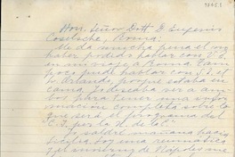 [Carta] Nápoles, [Italia] [a] Eugenio Coselschi, Roma, [Italia]