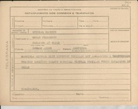 [Telegrama] 1945 nov. 23, [Brasil] [a] Oscar Fernández, Buenos Aires, Argentina